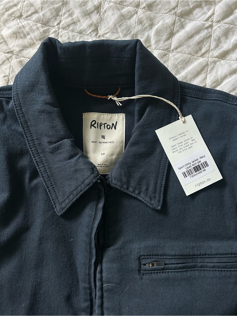 Ripton Co Twill Utility Jacket, NWT - Picture 3 of 3